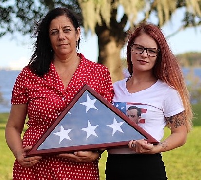 Women Holding American Flag Women Holding American Flag